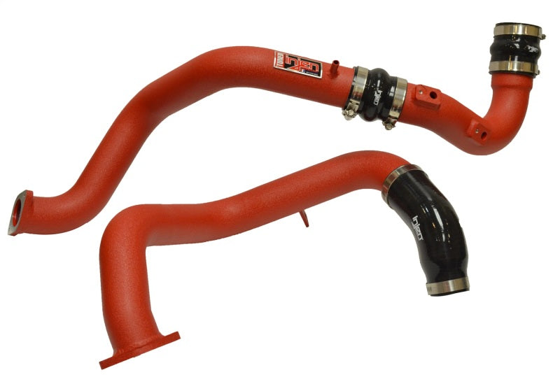 Injen Aluminum Intercooler Piping Kit Wrinkle Red for 16-20 Honda Civic 1.5L Turbo - OneFastShop