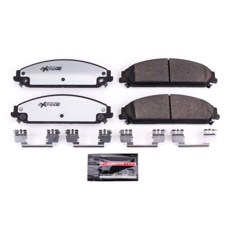 PowerStop Z26 Extreme Street Brake Pads with Hardware for 2013-2014 Chrysler 200 - OneFastShop