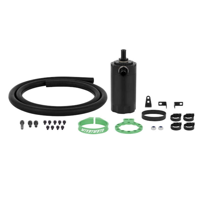 Mishimoto Baffled Oil Catch Can Universal Green PCV