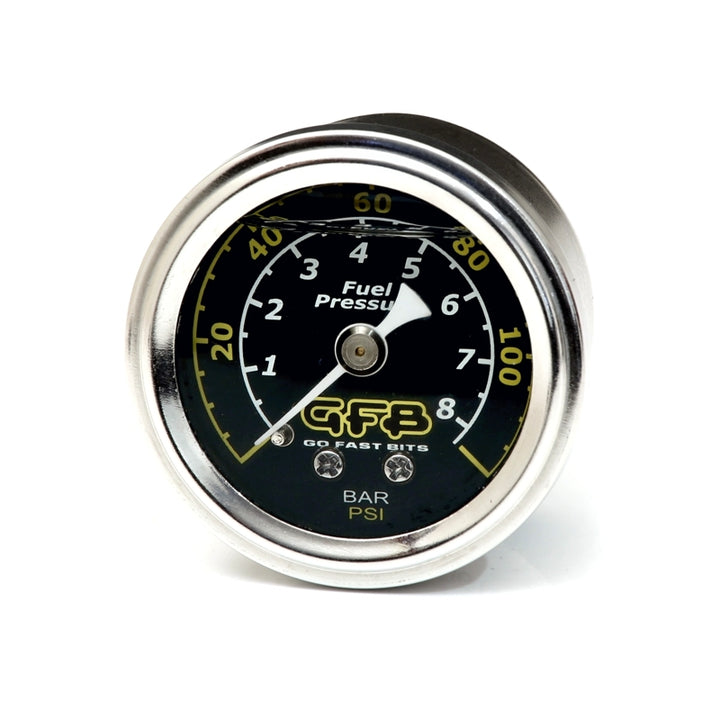 Go Fast Bits Fuel Pressure Gauge 40mm 1-1/2in 1/8MPT Thread 0-120PSI Suits 8050/8060