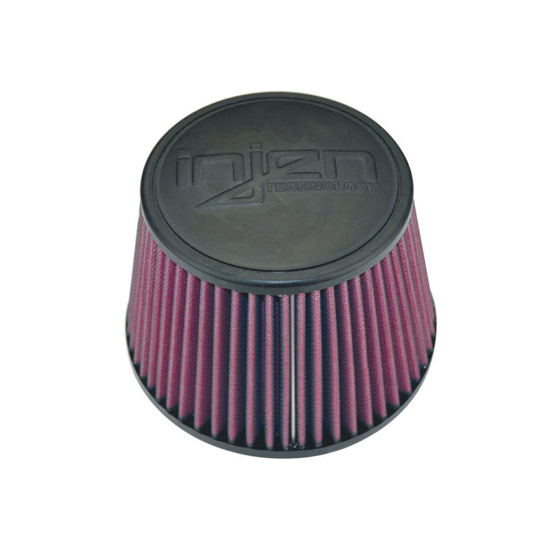 Injen High Performance Air Filter 3.50 Black Filter 6 Base 5 Tall 5 Top - OneFastShop