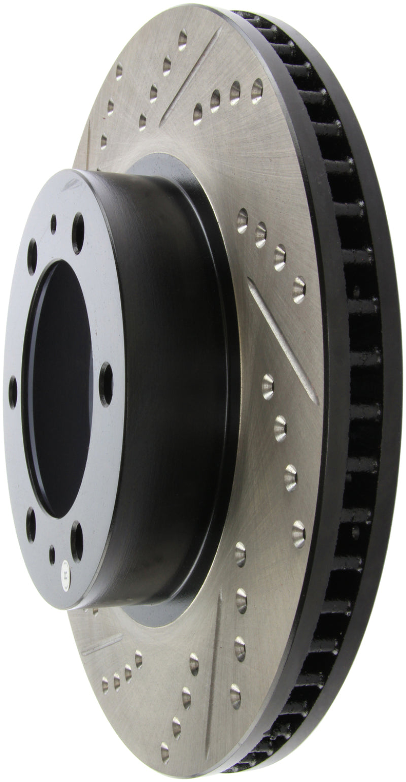 StopTech SportStop Slotted Rotors for 07-08 FJ Cruiser 05-08 Tacoma 03-08 4Runner 319mm Disc - OneFastShop