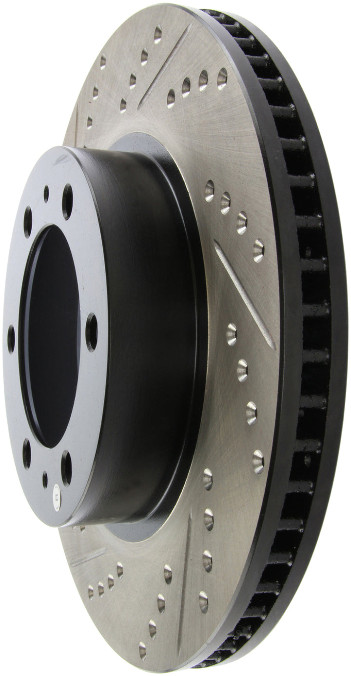StopTech SportStop Slotted Rotors for 07-08 FJ Cruiser 05-08 Tacoma 03-08 4Runner 319mm Disc - OneFastShop