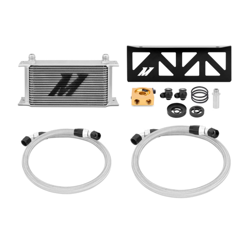 Mishimoto Thermostatic Oil Cooler Kit - Silver for 13+ Subaru BRZ/Scion FR-S - OneFastShop