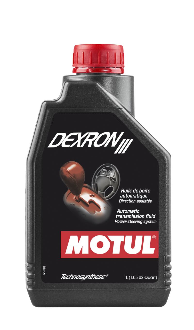 Motul 1L Transmission Fluid DEXRON III - Technosynthese Compatibility: Acura, BMW, Chevrolet, Cadillac
