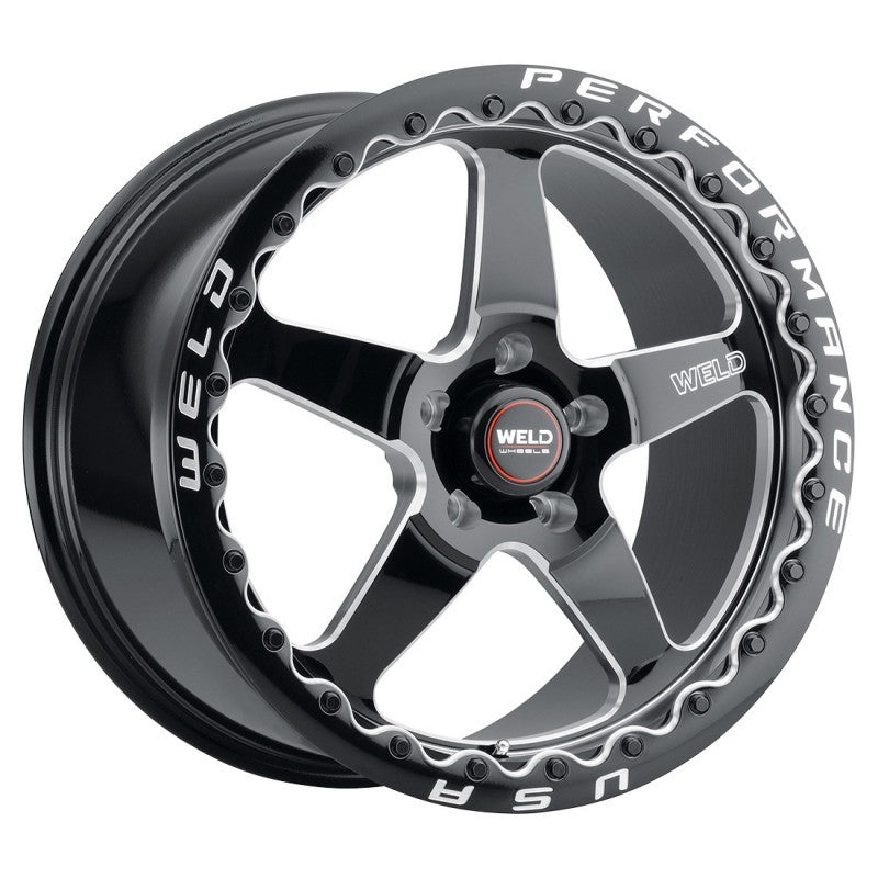 Weld S904 Ventura Beadlock Wheel 18x12 for 5x120 Bolt Pattern Offset ET52 Backspace 8.55 DIA 78.1 (904)