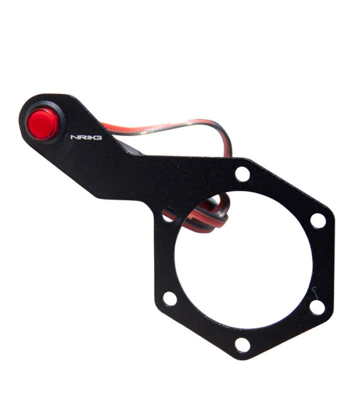 NRG Steering Single Switch Extended Kit in Black - Vehicle Compatibility Needed