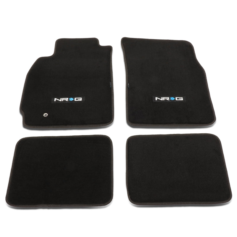 NRG Floor Mats - Evolution Logo - 4pc for 03-05 Evo 8