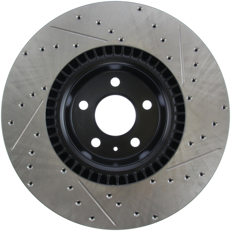 StopTech Slotted & Drilled Sport Brake Rotor for Audi A6 A7 A8 2012-2019 - OneFastShop
