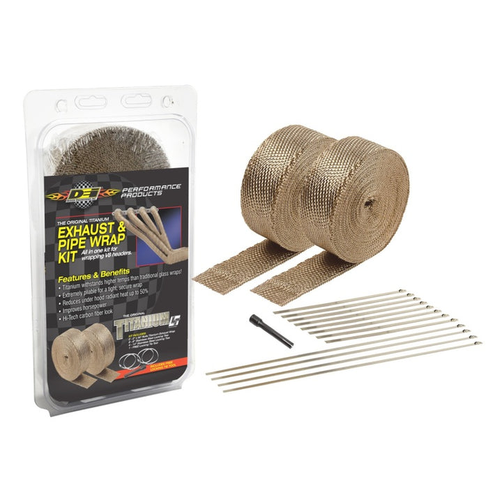 DEI Exhaust Wrap Kit - Titanium.