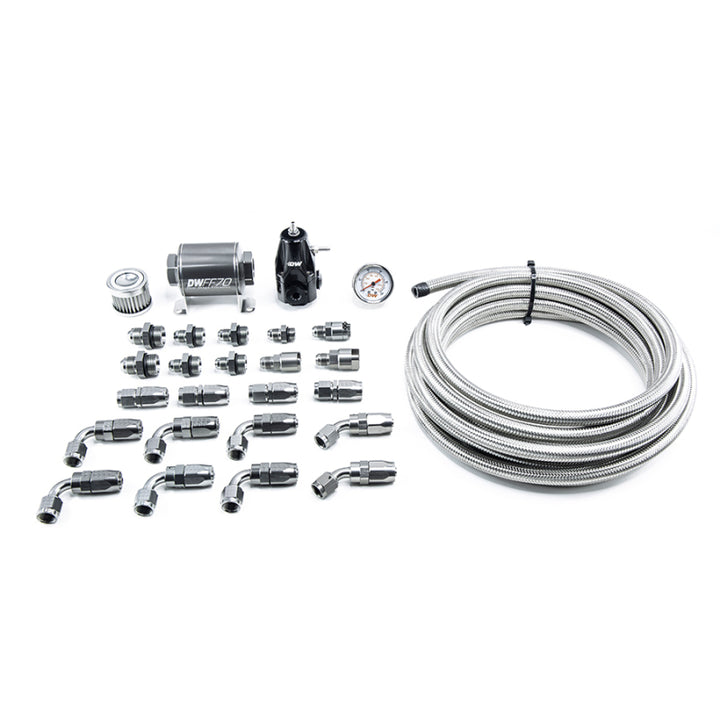 DeatschWerks Pump Module Plumbing Kit with CPE Fuel Lines - Honda Civic 01-15