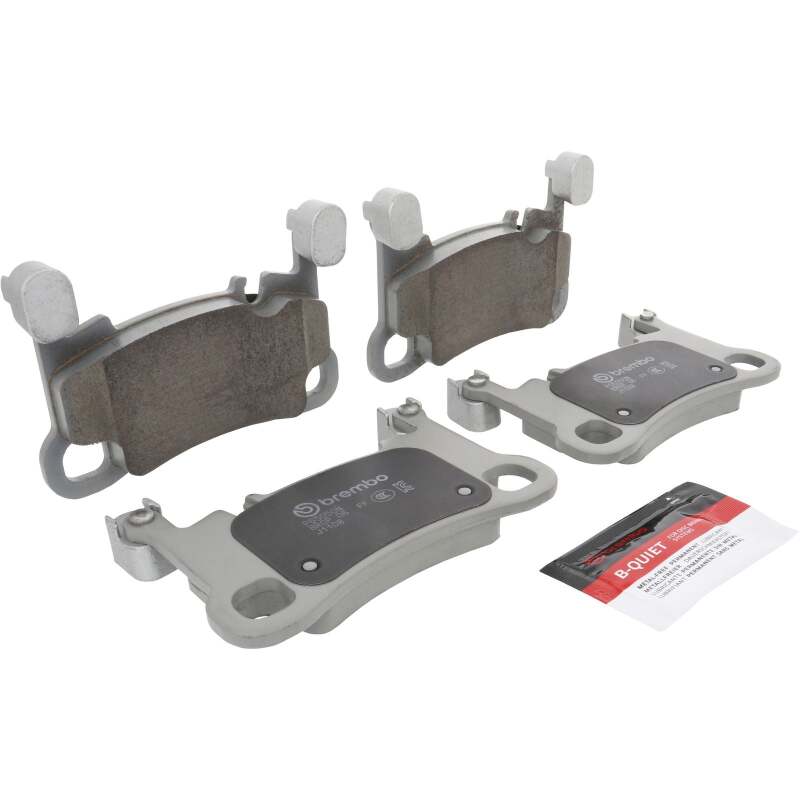 Brembo PRIME Porsche Cayenne Rear Brake Pad Set 130x17x80 - Ceramic