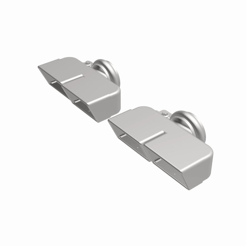 Magnaflow Tip 1-Set Quad Square for 2009-2013 Dodge Challenger R/T, SE, SRT8, SXT, and 2012 Challenger R/T Classic, SXT Plus
