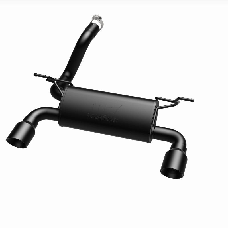 Magnaflow Axle-Back Exhaust for 2018+ Jeep Wrangler 3.6L with Dual Black Tip - OneFastShop