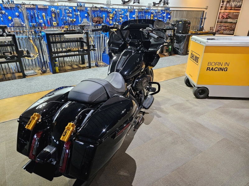 Ohlins 14-26 Harley FL Touring STX 36 Twin Blackline 13in Shocks - Standard Springs - OneFastShop