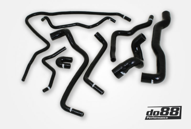 do88 Silicone Coolant Hose Kit - Saab 9-3 Turbo (T7) 1999-2003 - Black