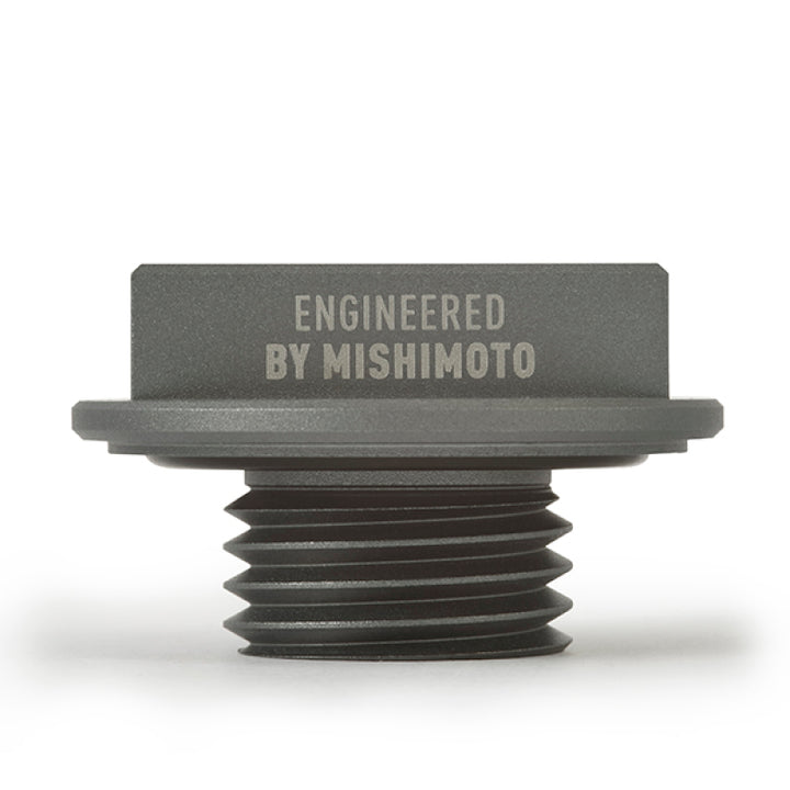 Mishimoto Oil Filler Cap Hoonigan Silver 87-01 Ford Mustang - OneFastShop