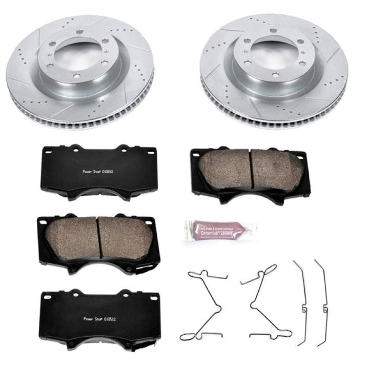 PowerStop Z23 Evolution Sport Brake Kit for 10-19 Lexus GX460 - OneFastShop