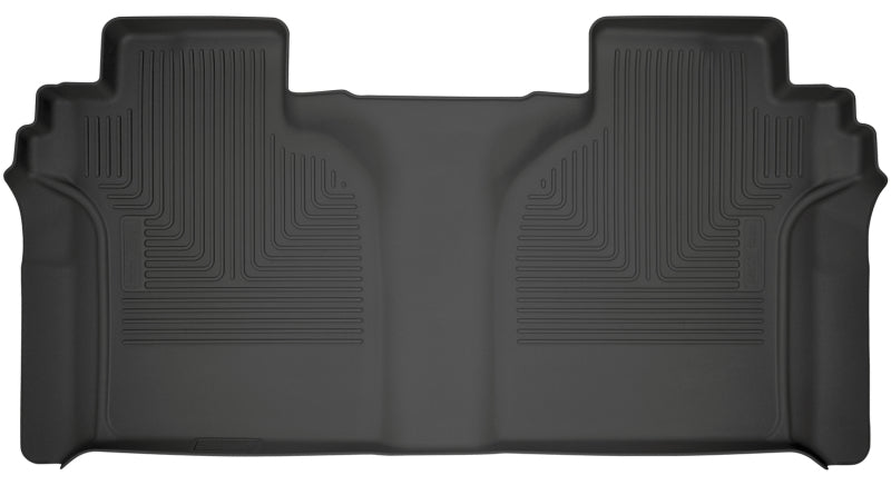 Husky Liners WeatherBeater Black 2nd Row Floor Liners for 2019-2024 Chevrolet Silverado 1500 Crew Cab - OneFastShop