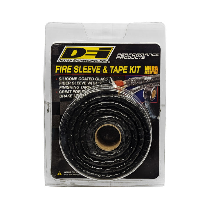 DEI Fire Sleeve and Tape Kit 5/8in I.D. x 3ft - Vehicle Compatibility: N/A