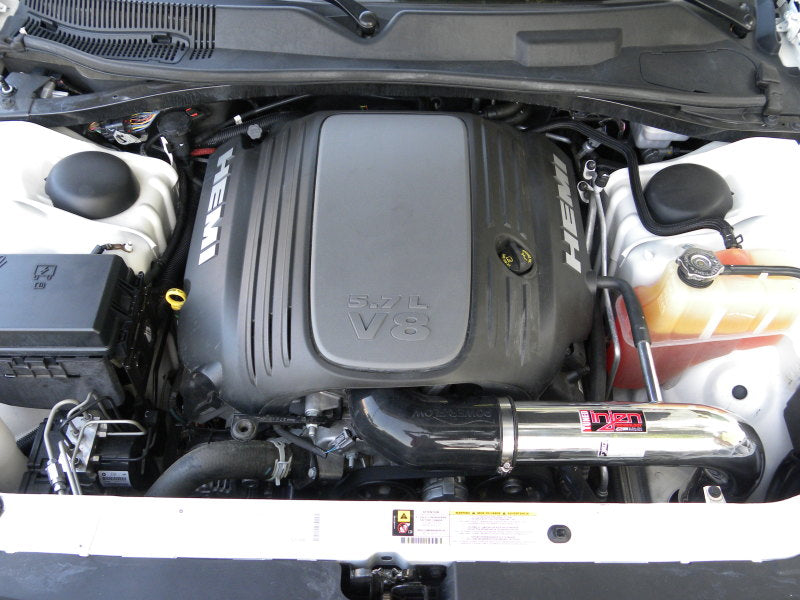 Injen Polished Power-Flow Air Intake for 09-14 Dodge Challenger Hemi 5.7L V8 SRT-8 and 6.1L V8