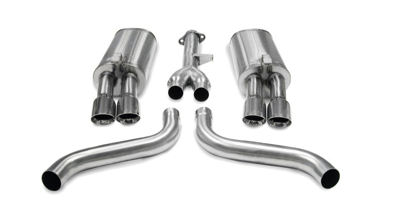 Corsa 1986–1991 Chevrolet Corvette C4 5.7L V8 L98 Polished Sport Cat-Back Exhaust - OneFastShop