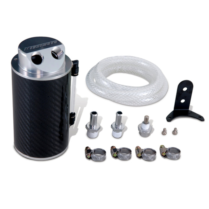 Mishimoto Carbon Fiber Oil Catch Can with 10mm Fittings - OneFastShop