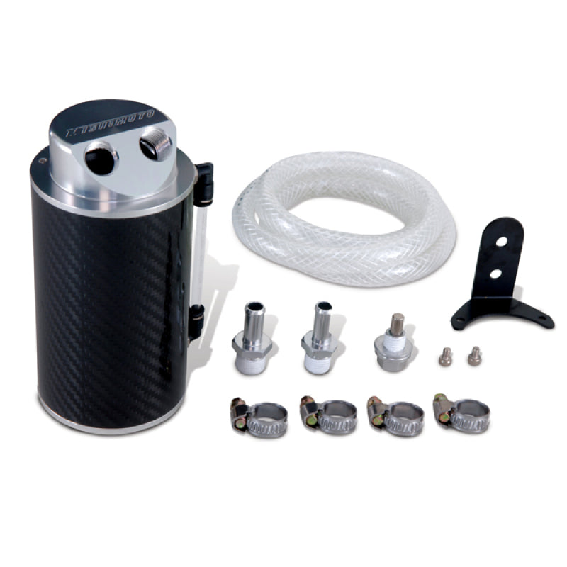 Mishimoto Carbon Fiber Oil Catch Can with 10mm Fittings