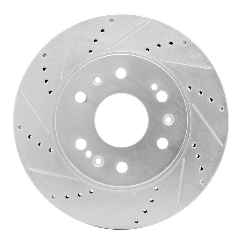 R1 05-19 Chevrolet Silverado 1500 Front Left Drilled and Slotted Brake Rotor