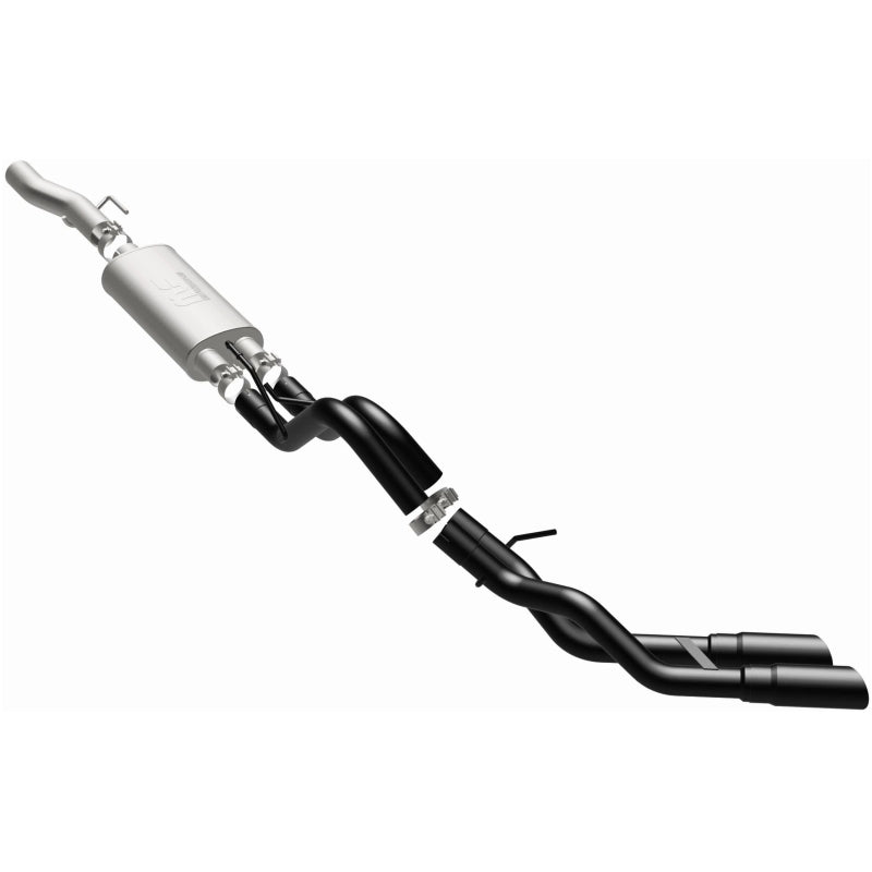 Magnaflow Cat-Back Exhaust System 10-14 Ford Raptor 6.2L V8 2.5/3in Black Dual Same Side Exit Rear 3.5in Tips - OneFastShop