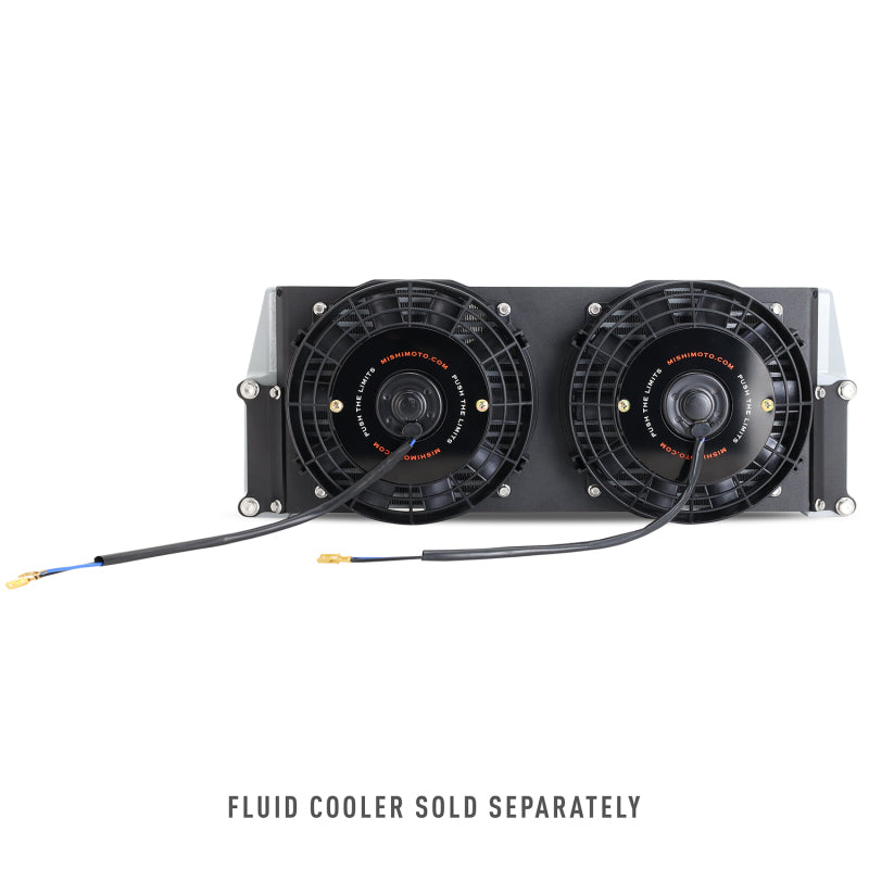 Mishimoto Oil Cooler Fan Shroud 17in Heavy Duty Black