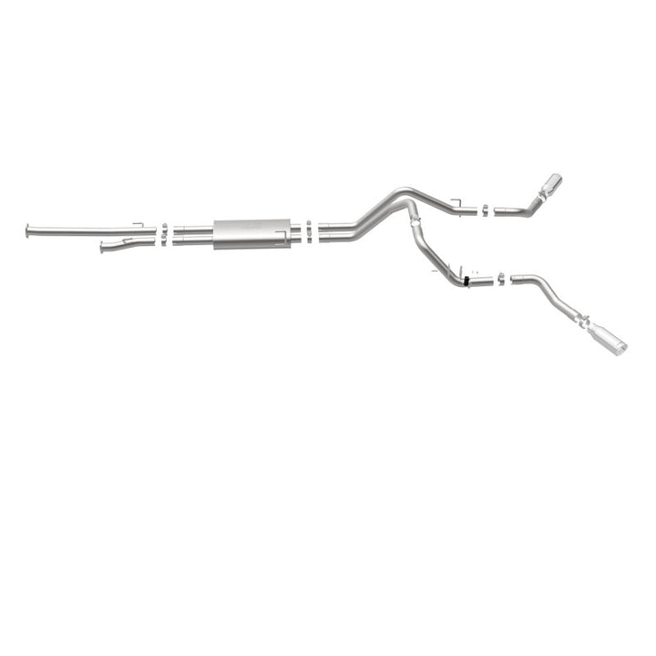 Magnaflow Street Series Cat-Back Exhaust System for Toyota Tundra 4.6L/5.7L V8 SS 2.5 Dual Split Rear 4in Tip - OneFastShop