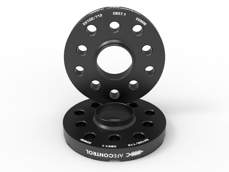 aFe CONTROL Billet Aluminum Wheel Spacers 5x100/112 CB57.1 20mm – for Volkswagen/Audi