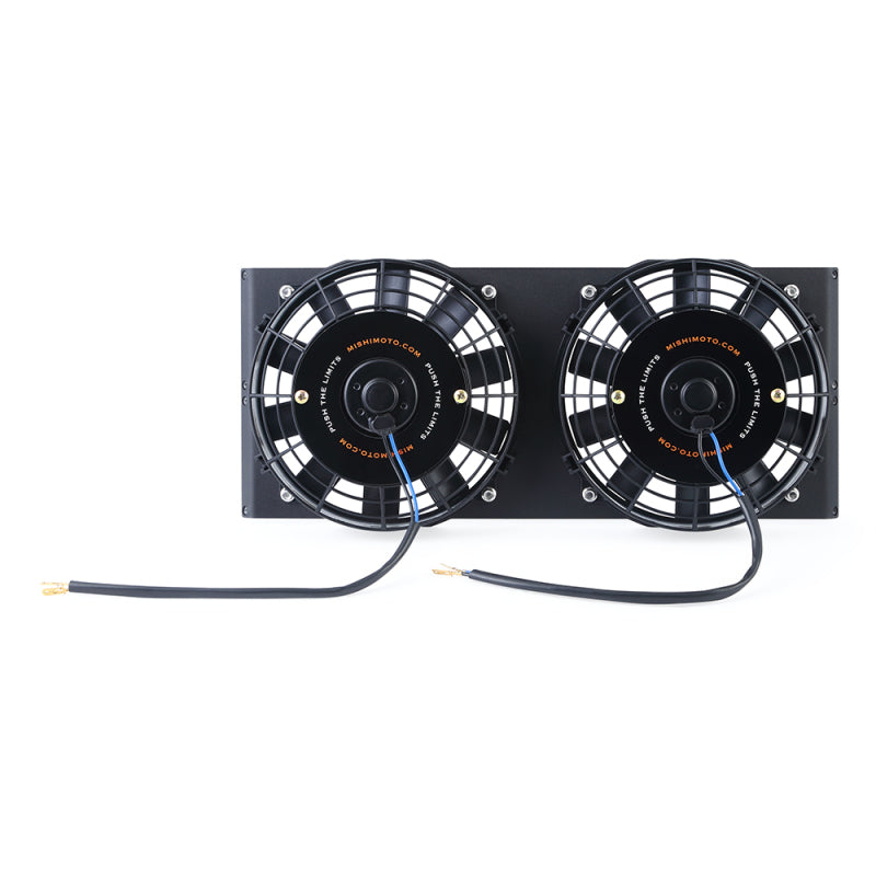 Mishimoto Oil Cooler Fan Shroud 17in Heavy Duty Black