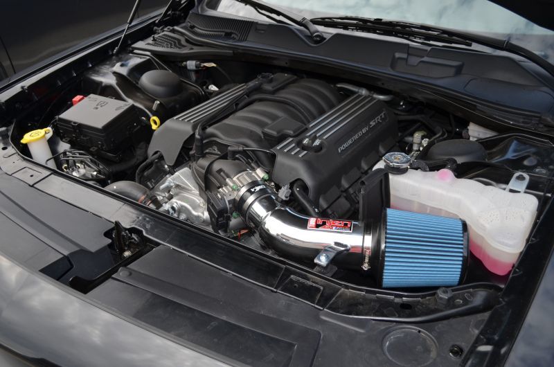 Injen Power-Flow Short Ram Intake Wrinkle Black for 11-20 Dodge Challenger SRT-8 6.4L V8