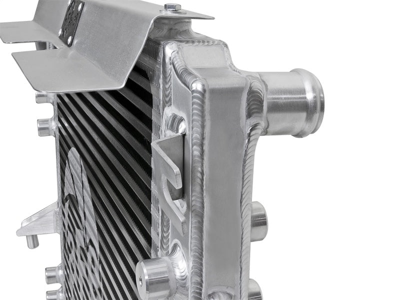 aFe BladeRunner GT Series Bar and Plate Radiator with Black Hoses for 12-18 Jeep Wrangler JK V6 3.6L