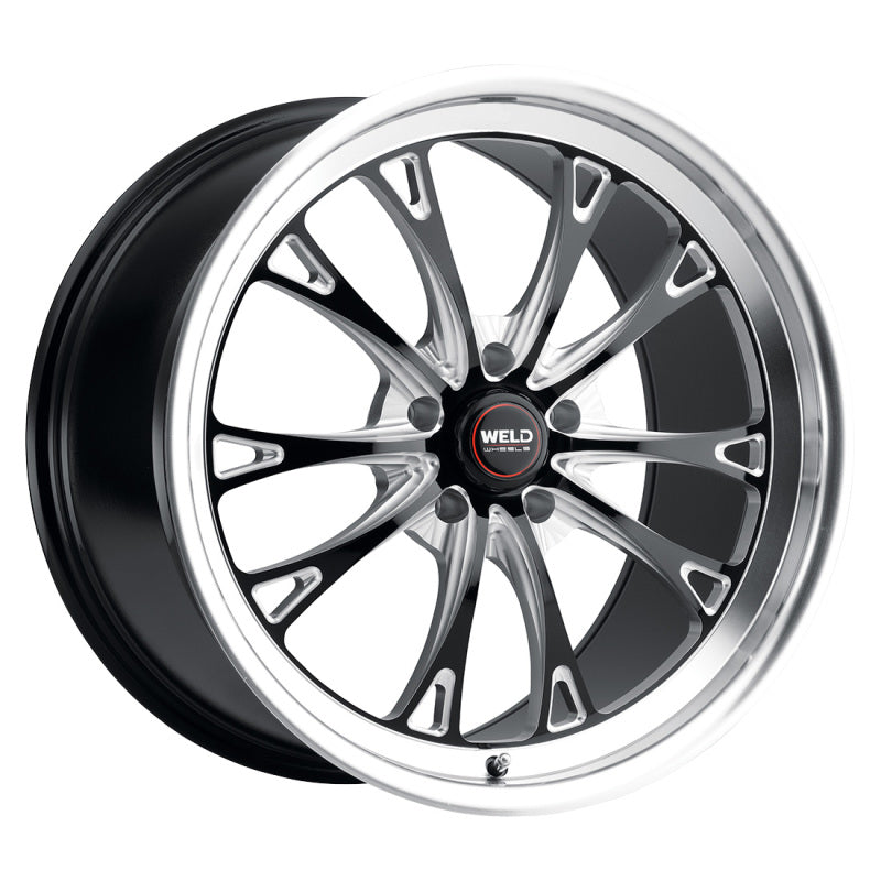 Weld S113 Wheel 20x12 Inch 5x120 ET52 Backspacing 8.50 Gloss Black MIL Hub Dia 72.56 (S113)