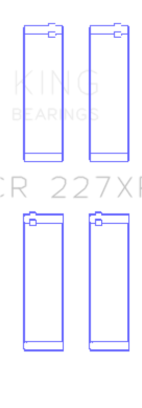 King Engine Bearings Coated Rod Bearing Set +0.25mm - Audi R8 4.2L/5.2L/Lamborghini Gallardo/Huracan V10 - OneFastShop