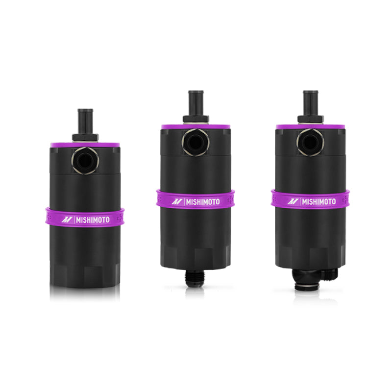 Mishimoto Baffled Oil Catch Can Universal Purple Fit