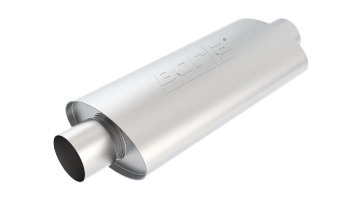 Borla XR-1 Racing Sportsman 3 Inch Outlet 3 Inch Inlet Oval Muffler for High Flow Performance - OneFastShop
