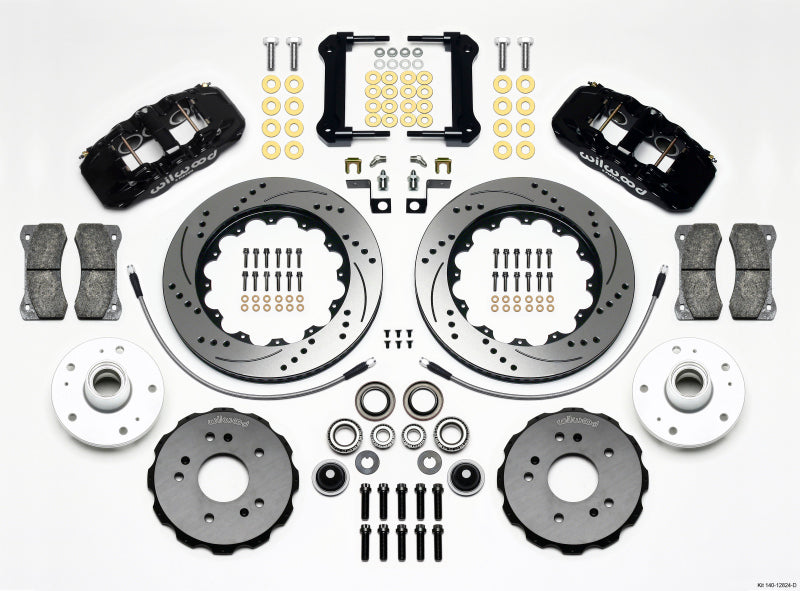Wilwood AERO6 Front Truck Kit 14.25in Drilled for 97-03 Ford F150 - OneFastShop