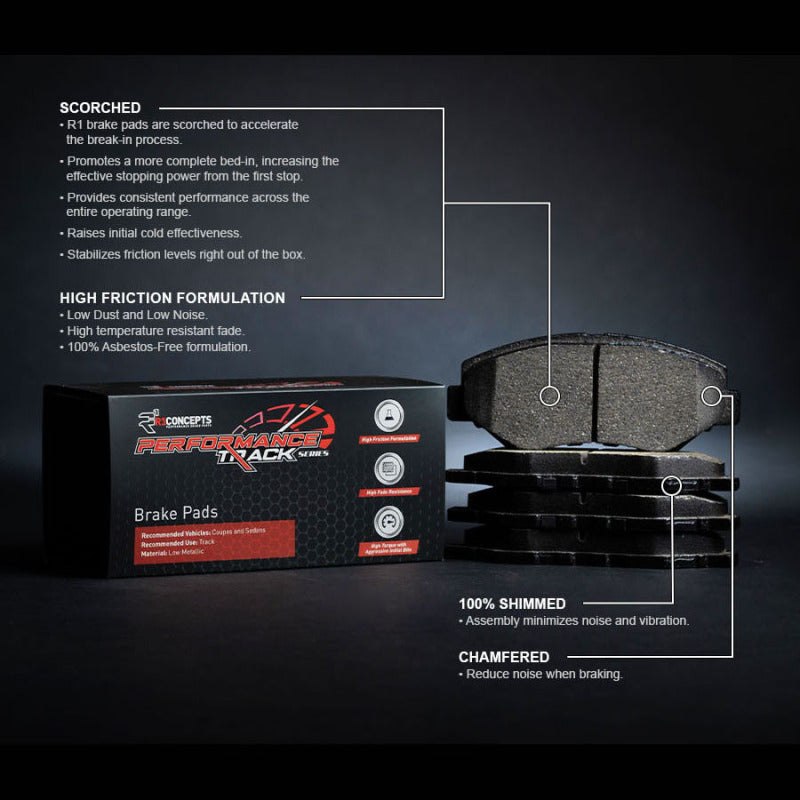 R1 12-21 Honda Civic Front Track/Street Brake Pads