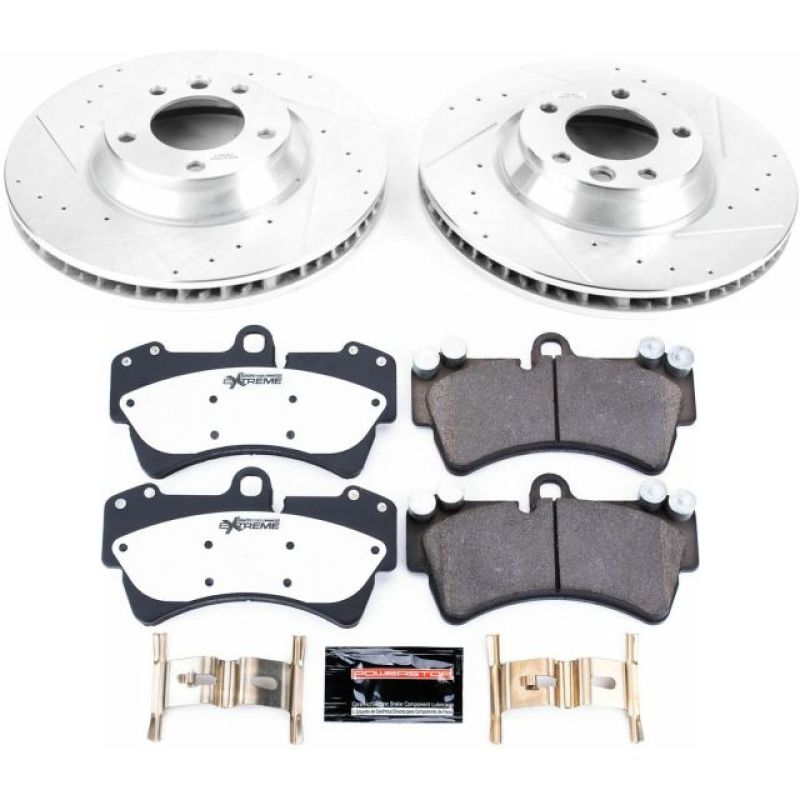 PowerStop Front Z26 Street Warrior Brake Kit - 07-15 Audi Q7