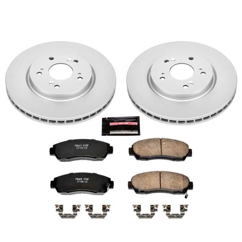 PowerStop Z17 Evolution Front Coated Brake Kit - Honda CR-V / Acura RDX 2007-2012