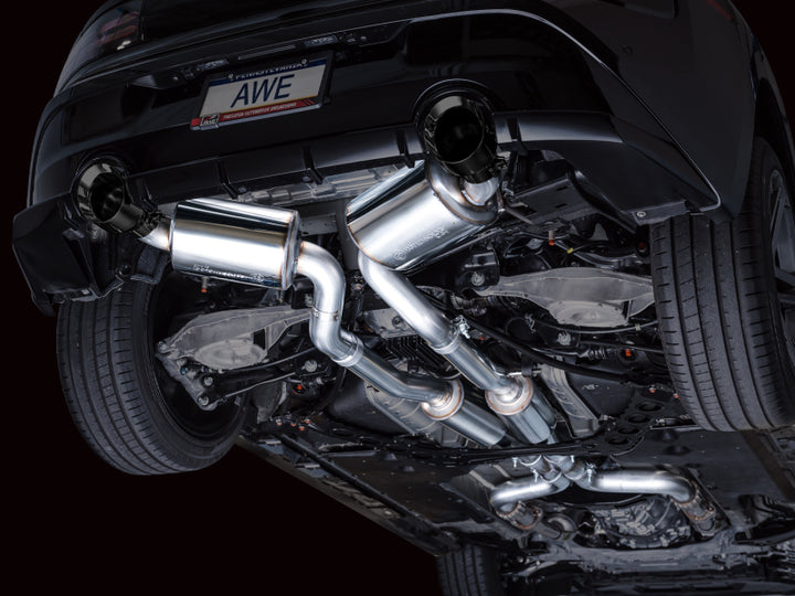 AWE Touring Edition Catback Exhaust System with Diamond Black Tips for 2023 Nissan Z RZ34 RWD