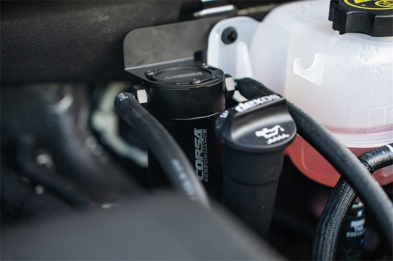 CORSA Performance Aluminum Oil Catch Can for 2019-2024 Silverado/Sierra & 2021-2024 Tahoe/Suburban/Yukon/Denali
