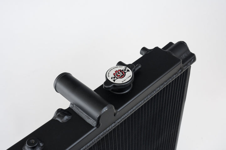 CSF High-Performance All-Aluminum Radiator Black Finish for 93-98 Toyota MK4 Supra Base and Twin Turbo Models