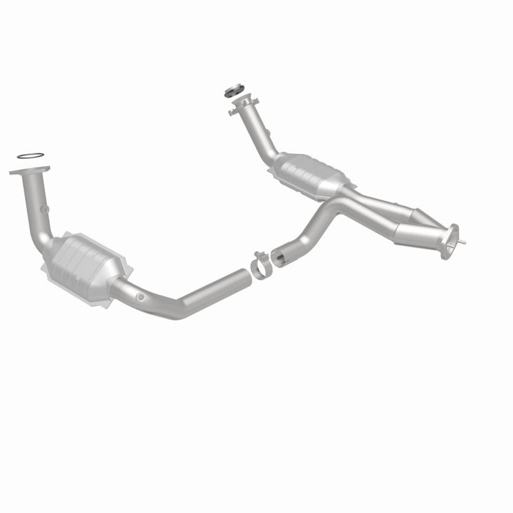 Magnaflow Direct Fit Y-Pipe Assembly 2wd for 02-06 Cadillac Truck 5.3L Dual Converter Compatible with Chevy Truck 99-07 - OneFastShop