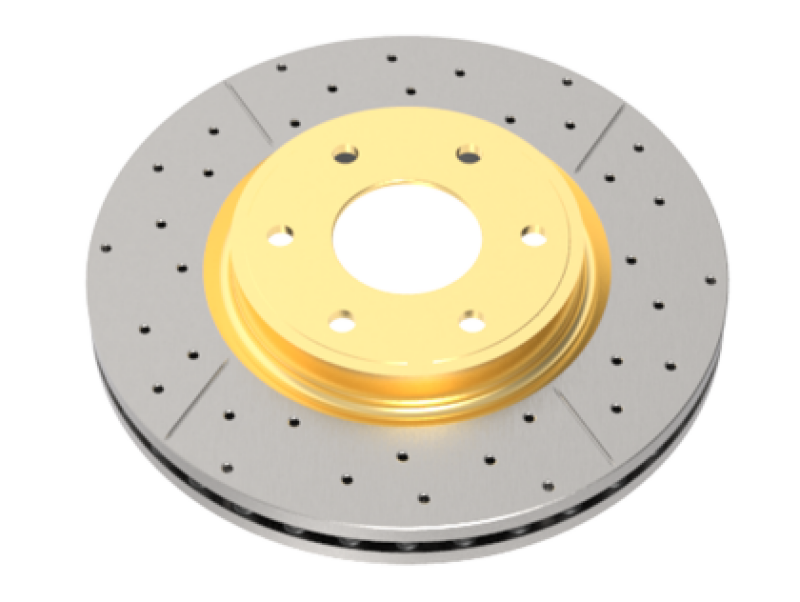 DBA Street Series X Cross-Drilled & Slotted Front Rotor - Chevrolet Silverado / GMC Sierra 1999-2006