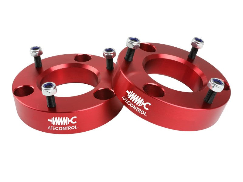 aFe CONTROL 2.0 IN Front Leveling Kit - Red for 07-21 GM 1500